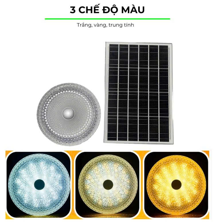 ĐÈN ỐP TRẦN KIM CƯƠNG JD - 54500VN MONO 3 Màu